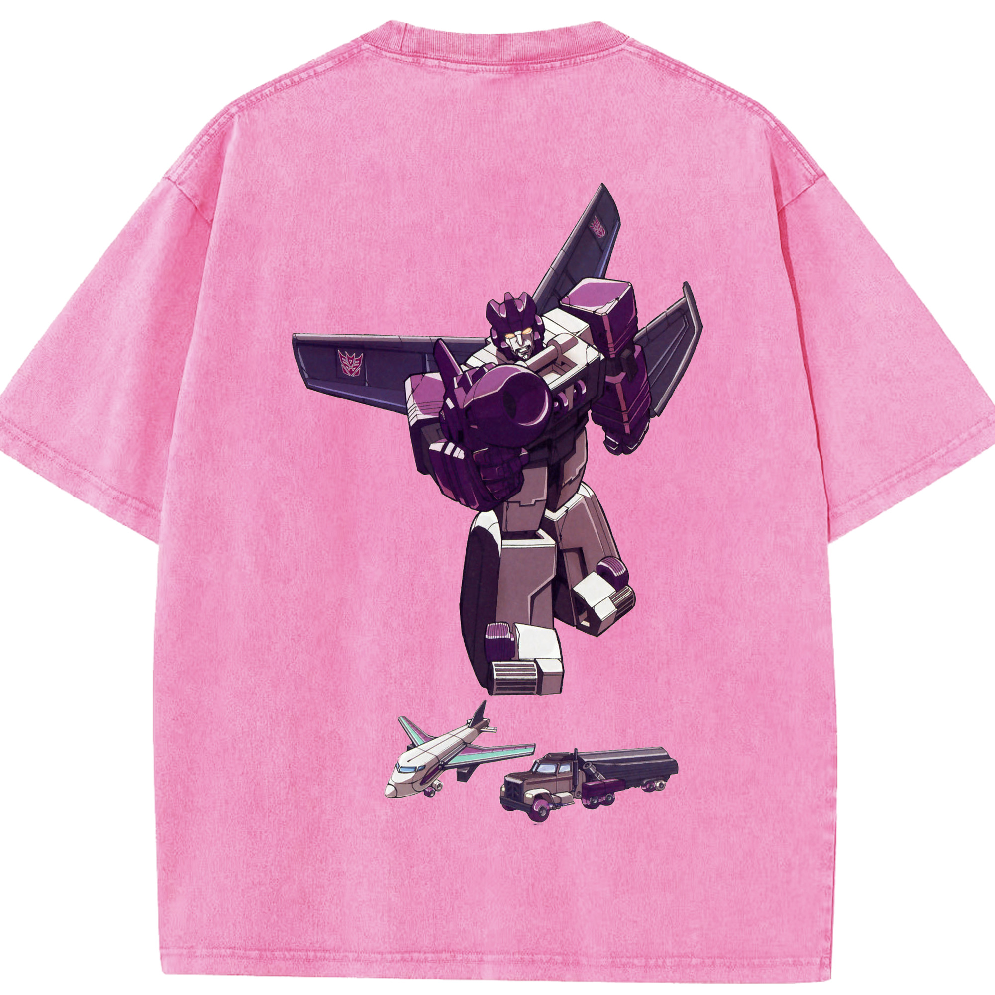 （画像用）  綿100% ヴィンテージ風 半袖Tシャツ（背面プリント）